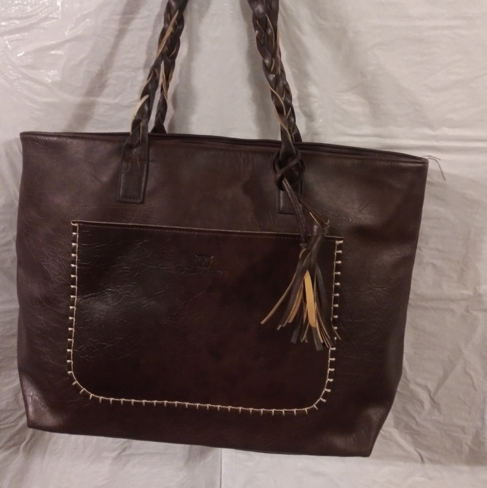 Weimeibaige brown Tote large